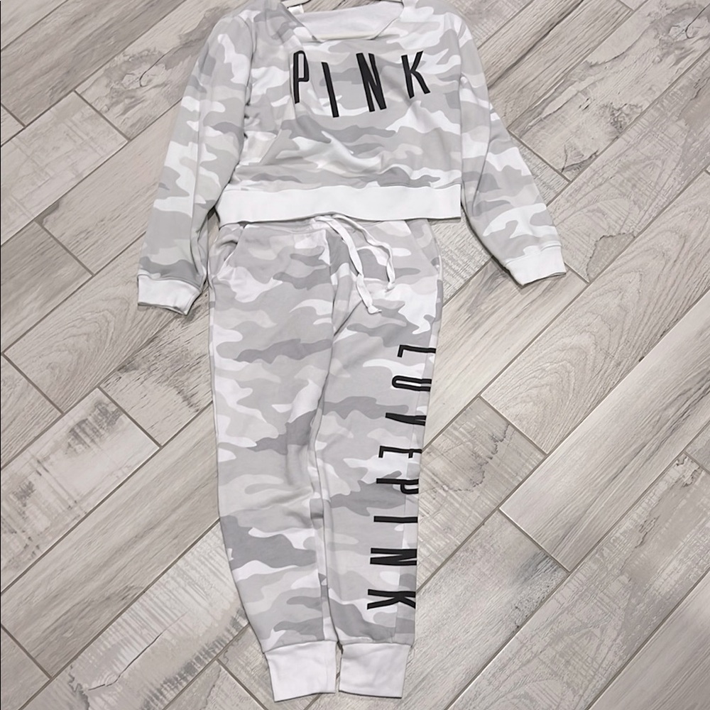 Pink Camo Lounge Set